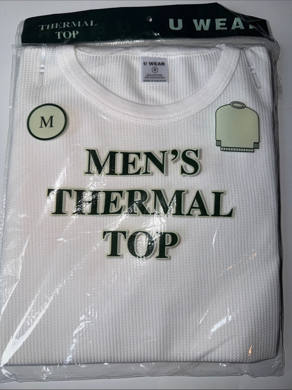 3/$15. New Men’s thermal top M